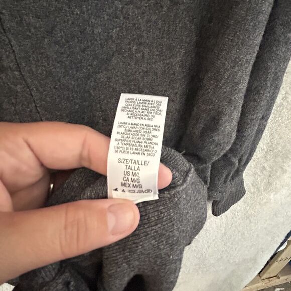 Juicy Couture Dolman Sleeve Sweater Tunic Wool Cashmere Blend Pockets Medium Lg - Picture 10 of 14